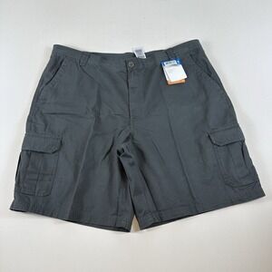 Columbia Brownsmead 2‎ Cargo Shorts Mens 42x10 Omni-Shade Hiking Utility Gray